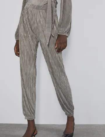 Pantaloni Zara, verde Verde