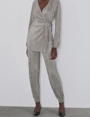 Pantaloni Zara, verde Verde