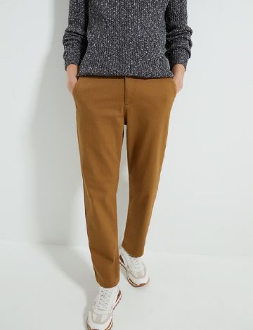 Pantaloni Zara, maro