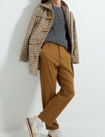 Pantaloni Zara, maro