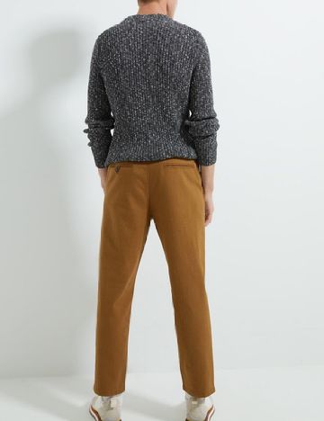 Pantaloni Zara, maro