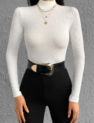 Bluza SHEIN, alb Alb