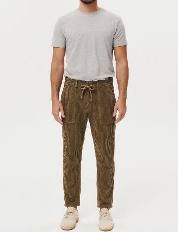 Pantaloni Zara, maro