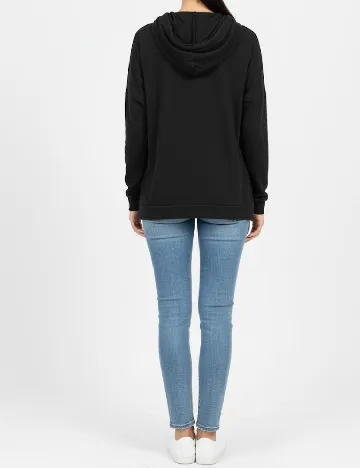 Hanorac Pull&Bear, negru Negru