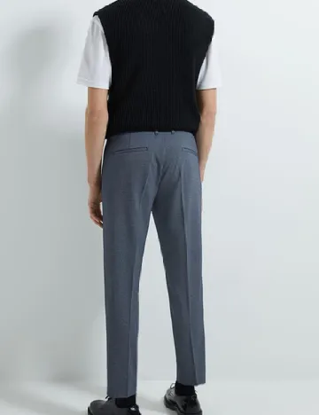 Pantaloni Zara, albastru Albastru