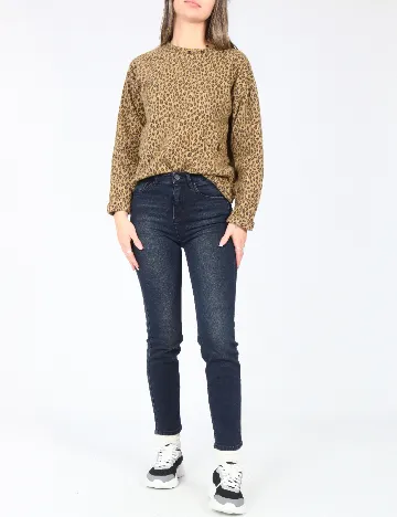 Blugi Pull&Bear, bleumarin Albastru