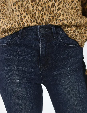 Blugi Pull&Bear, bleumarin Albastru