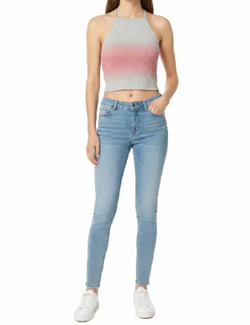 Top Pull&Bear, gri Gri