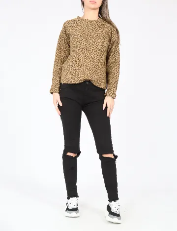 Blugi Pull&Bear, negru Negru