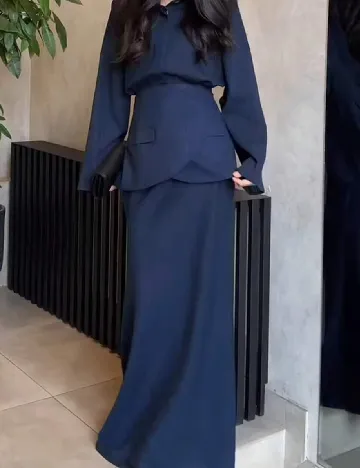 Compleu SHEIN, bleumarin Albastru