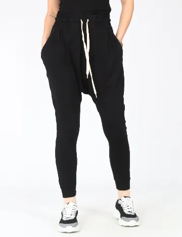 Pantaloni Pull&Bear, negru Negru
