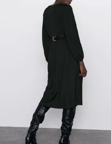 Rochie medie Zara, gri inchis Gri