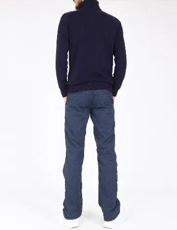 Pantaloni Zara, bleumarin Albastru