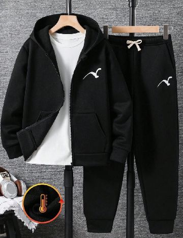 Trening Shein Kids, negru