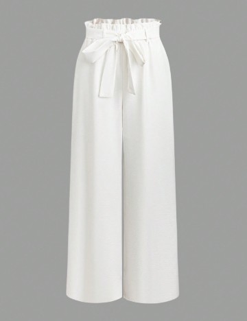 Pantaloni SHEIN, alb