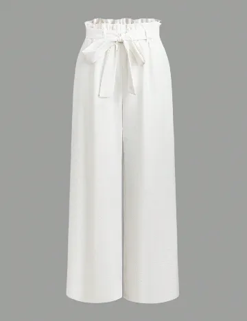 Pantaloni SHEIN, alb Alb