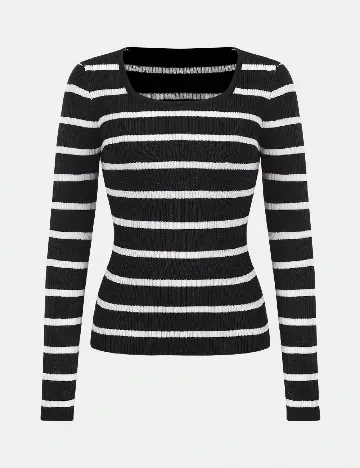 Bluza Shein Kids, negru/alb Negru