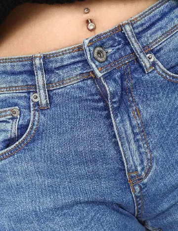 Blugi Pull&Bear, albastru Albastru