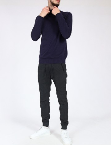 Pantaloni Pull&Bear, negru