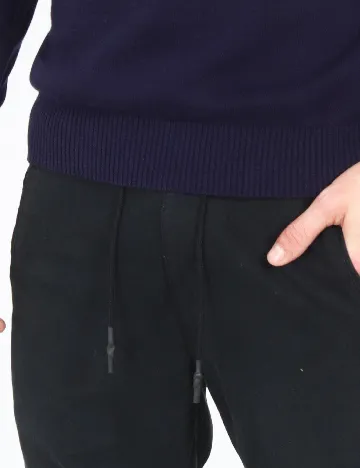 Pantaloni Pull&Bear, negru Negru