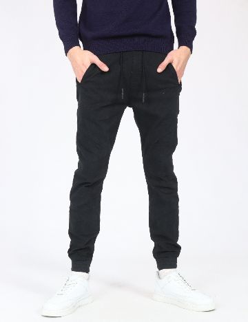 Pantaloni Pull&Bear, negru