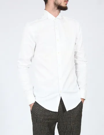 Camasa Zara, alb Alb