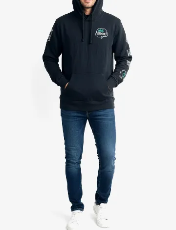 Hanorac Pull&Bear, bleumarin Albastru