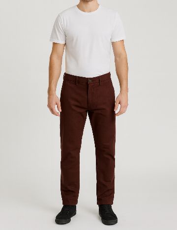 Pantaloni Pull&Bear, maro