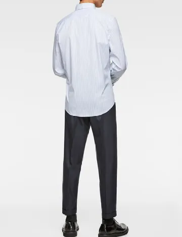 Camasa Zara, albastru/alb Albastru