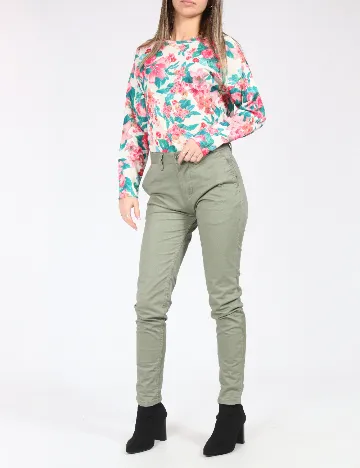 Pantaloni Pull&Bear, verde Verde