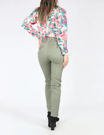 Pantaloni Pull&Bear, verde Verde