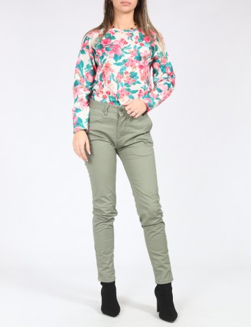 Pantaloni Pull&Bear, verde