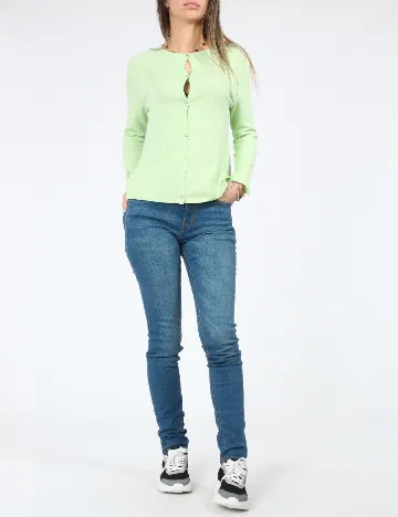 Blugi Pull&Bear, albastru Albastru