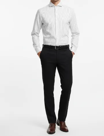 Camasa Zara, alb Alb