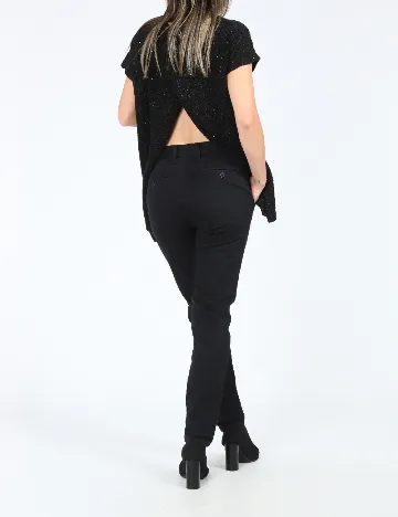 Pantaloni Pull&Bear, negru Negru