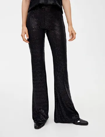 Pantaloni Pull&Bear, negru Negru