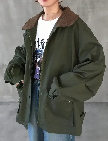 Jacheta Friful, verde Verde