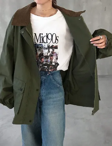 Jacheta Friful, verde Verde