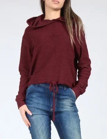 Hanorac Pull&Bear, grena Rosu