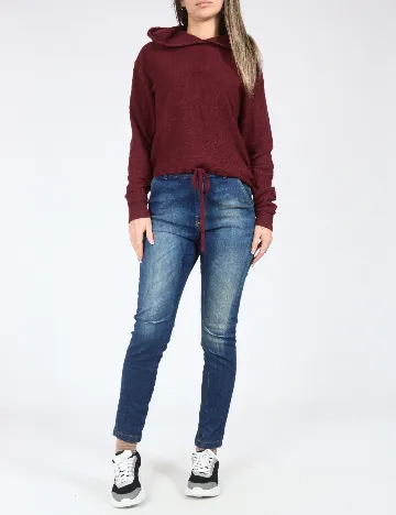 Hanorac Pull&Bear, grena Rosu