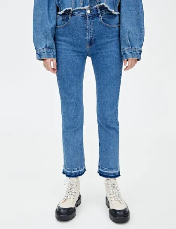 Blugi Pull&Bear, albastru Albastru