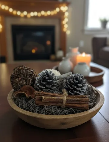 Plante uscate decorative, maro Maro