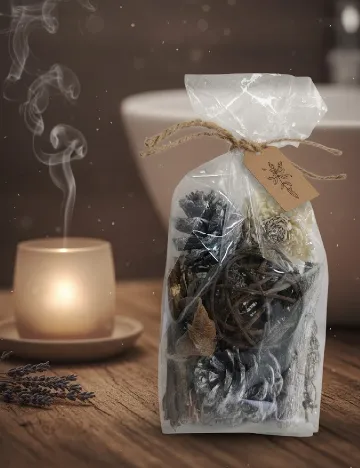 Plante uscate decorative, maro Maro