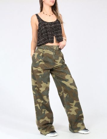 Pantaloni Zara, army