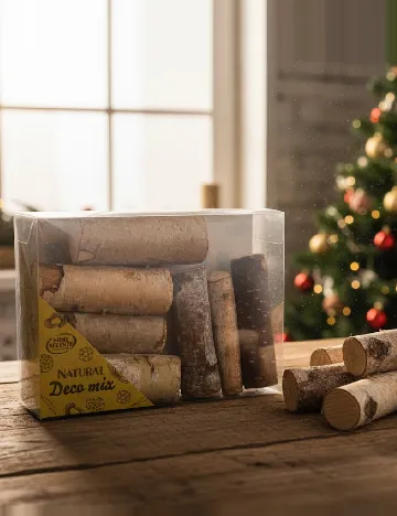 Mix decorativ din lemn de mesteacan Home Accents, maro Maro