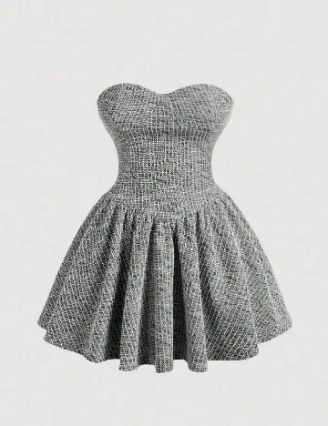 Rochie SHEIN CURVE, gri Gri