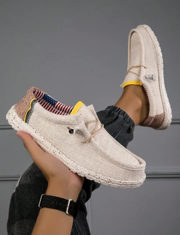 Mocasini SHEIN, crem Crem