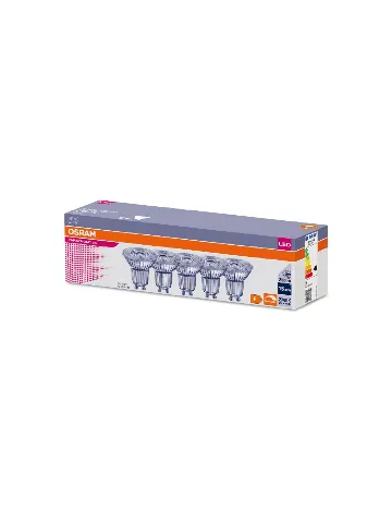 Set Spoturi LED Osram Parathom 4.5W 350lm 5 bucati, alb Alb