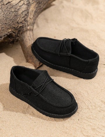 Mocasini Shein Kids, negru