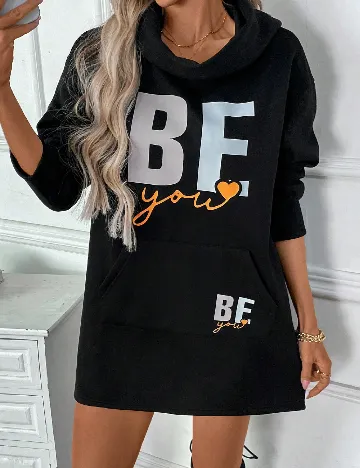 Rochie scurta SHEIN, negru Negru